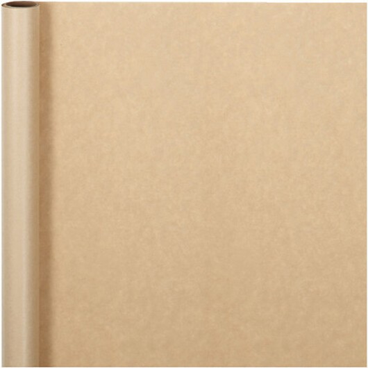 Presentpapper, B: 50 cm, 60 g, beige, 5 m/ 1 rl.