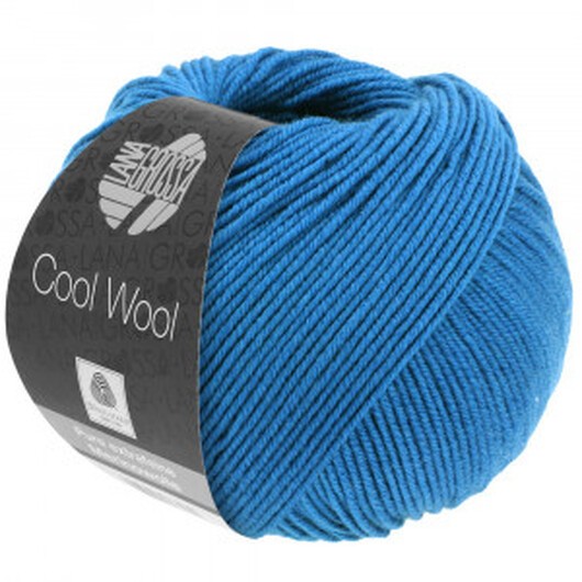 Lana Grossa Cool Wool Garn 2081 Blå