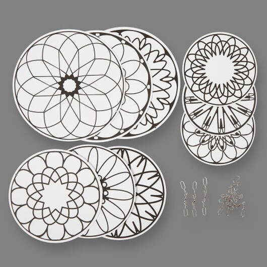 Klocka med tryck, diam. 12+15+18 cm, 300 g, 3 st/1 frp.