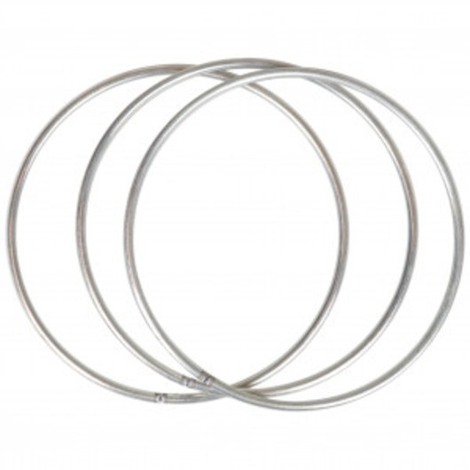 Infinity Hearts Metallring Silver Ø10cm - 3 st