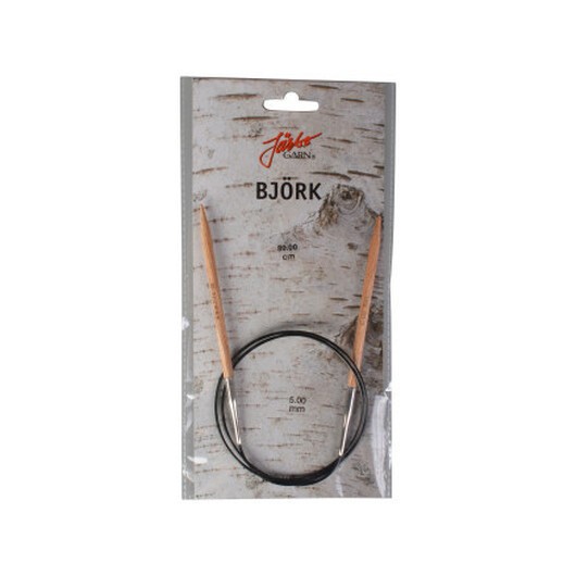 Järbo Björk Rundstickor Björk 80cm 5,00mm / 31.5in US8