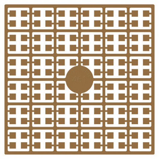 Pixelhobby Midi Pärlor 461 Ljus Mahognybrun 2x2mm - 140 pixels