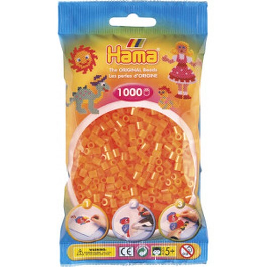 Hama Midi Pärlor 207-38 Neon Orange - 1000 st
