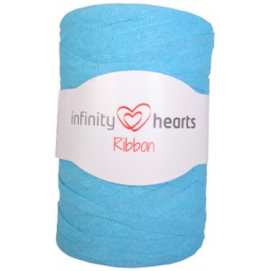 Â Infinity Hearts Ribbon Trikågarn 17 Blå