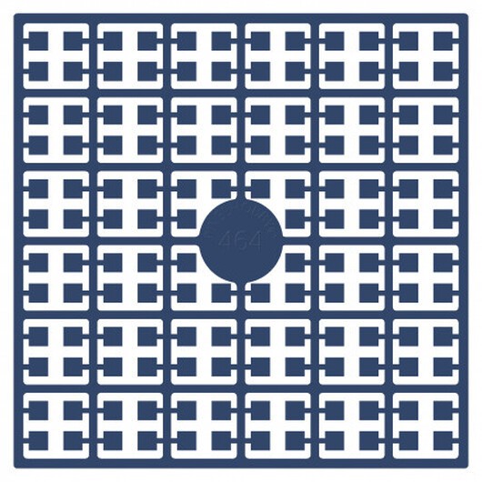 Pixelhobby Midi Pärlor 464 Extra Mörk Dov Blå 2x2mm - 140 pixels