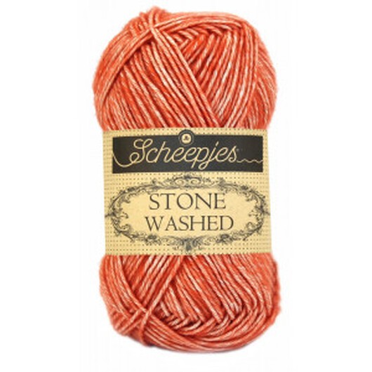 Scheepjes Stone Washed Garn Mix 816 Coral