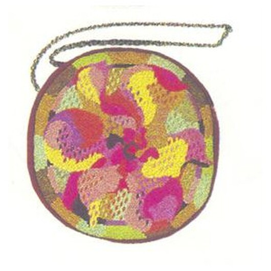 Queen's Embroidery broderikit - Magnolia väskbroderi - Design av drott