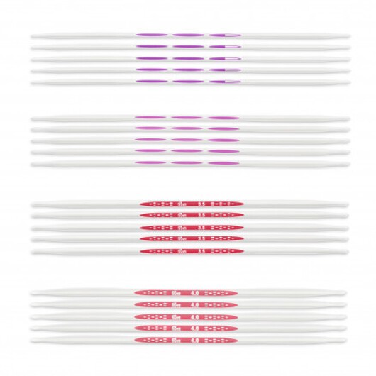 Prym Ergonomics Strumpstickeset 20 cm - 2,5-4mm - 4 storlekar
