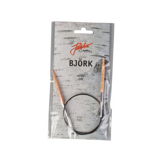 Järbo Björk Rundstickor Björk 40cm 4,50mm / 15.7in US7