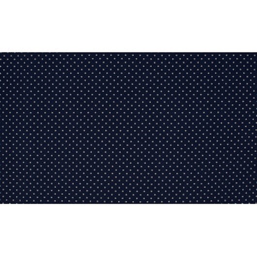 Minimals Bomullspoplin Tyg Print 408 Small Dot Navy 145cm - 50cm