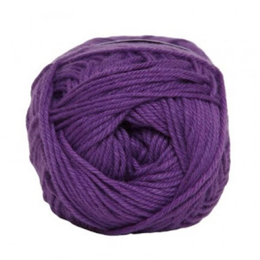 Hjertegarn Cotton nr. 8 Garn 5523 Lila