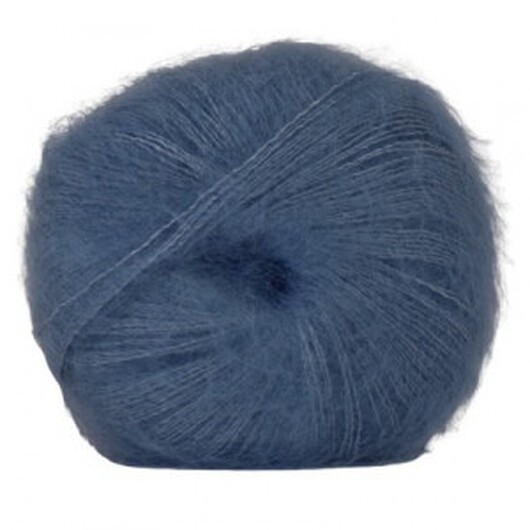 Hjertegarn Silk Kid Mohair Garn 1071 Dov Blå