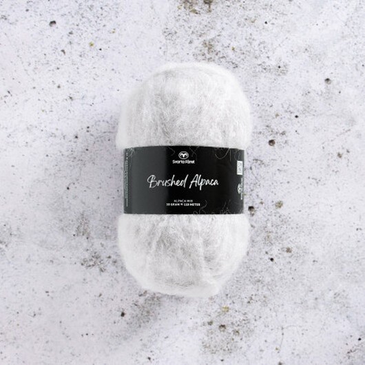 Svarta Fåret Brushed Alpaca Garn 13 Pastell Lila