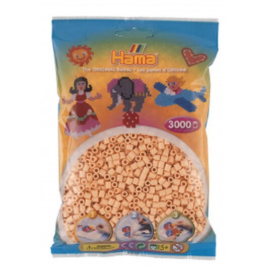 Hama Midi Pärlor 201-78 Ljus Persika- 3000 st.