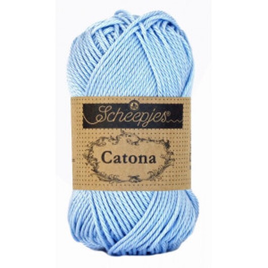 Scheepjes Catona Garn Unicolor 173 Bluebell