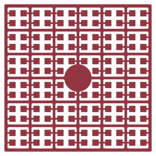 Pixelhobby Midi Pärlor 518 Mörk Hallon 2x2mm - 140 pixels