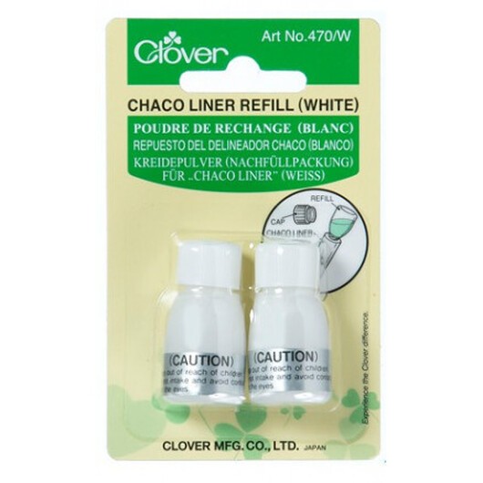 Clover Skräddarkrita Liner Refilll Vit - 2 st.