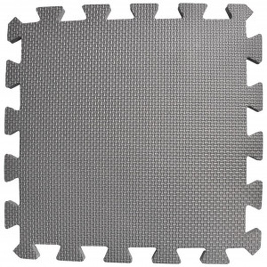 Infinity Hearts Blockningsmattor /Lekmattor Mörkgrå 30x30cm - 9 st.