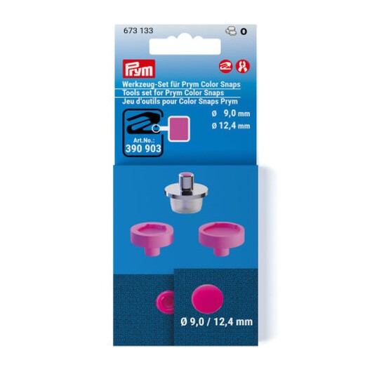 Prym Tryckknapp i plast 9 + 12,4 mm