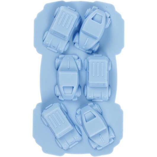 Silikonform, bilar, H: 2,5 cm, L: 3 cm, B: 4,5 cm, 12,5 ml, 1 st.