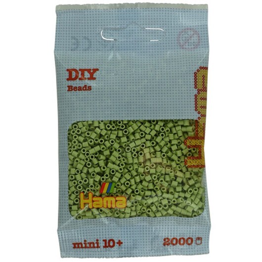 Hama Mini Pärlor 501-110 Matcha - 2000 st.