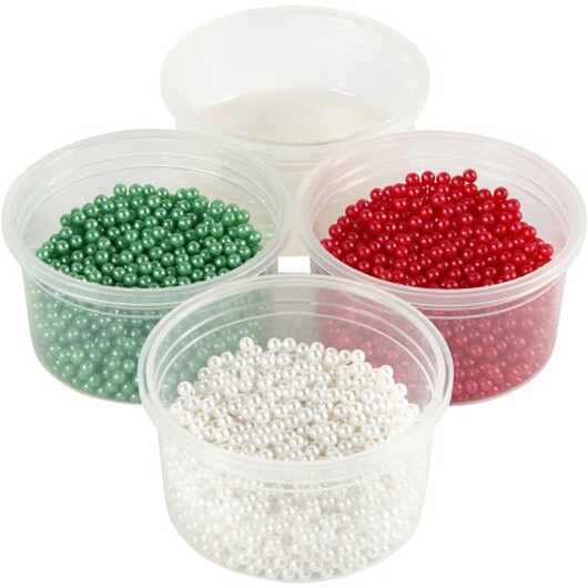 Pearl ClayÂ®, mixade färger, 3x25+38 g, 1 set