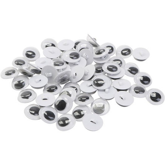 Rullögon, för påsömnad, stl. 10 mm, 50 par, 100 st./ 1 påse