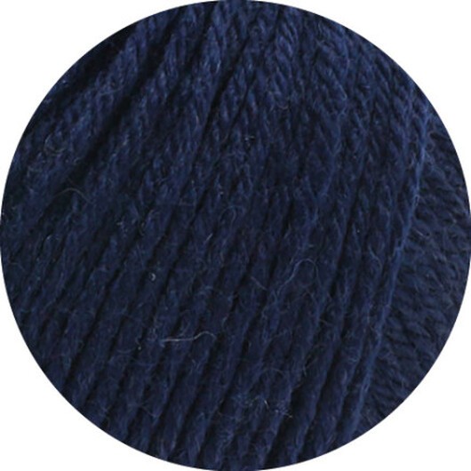 Lana Grossa Merino Uno Garn 4 Nattblå