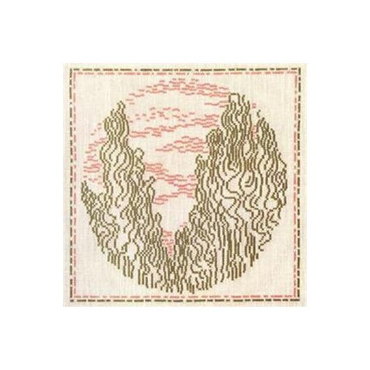 Drottningens Broderi - Broderikit - Danskt väder september 24 x 24 cm - Design av drottning Margrethe II