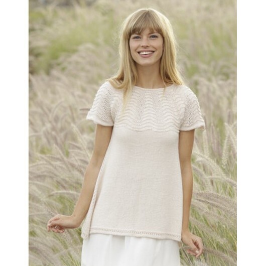 Dune Topp by DROPS Design - Topp Stick-mönster strl. S - XXXL