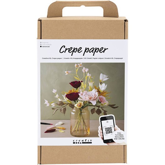 DIY Kit Crepepapper, bukett, Stretch/crepe: 180%, 1 frp.