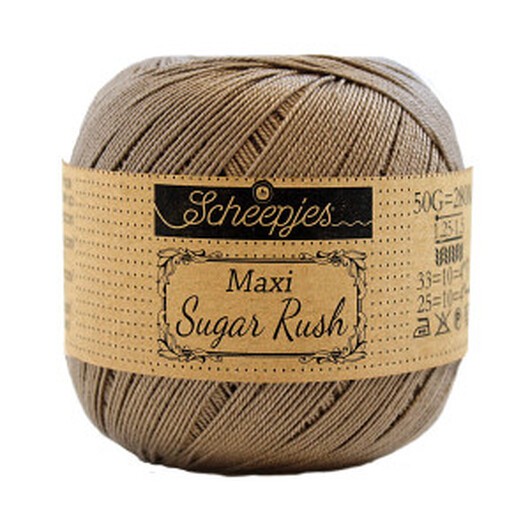 Scheepjes Maxi Sugar Rush Garn Unicolor 254 Moon Rock