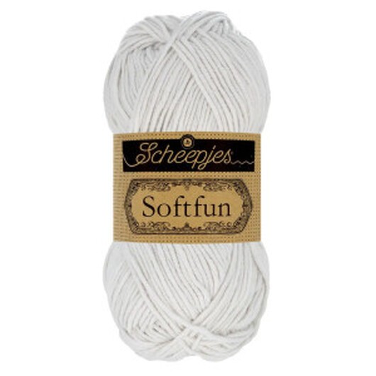 Scheepjes Softfun Garn Unicolor 2627 Mist