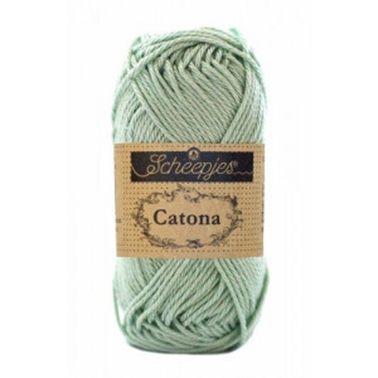 Scheepjes Catona Garn Unicolor 402 Silver Green