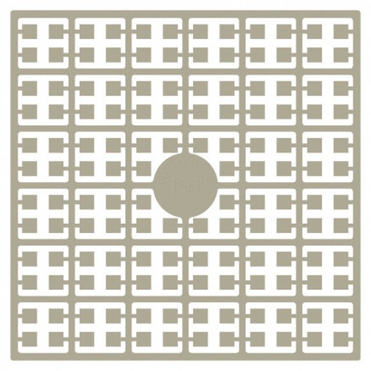 Pixelhobby Midi Pärlor 191 Mörk Dov Grågrön 2x2mm - 140 pixels