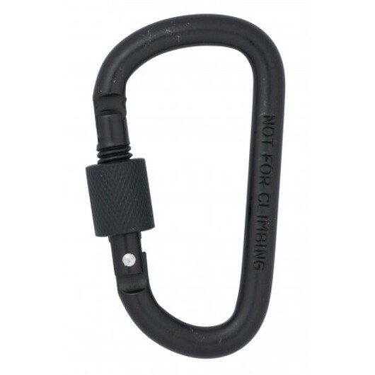 Infinity Hearts Karbinhake/Karabinhake med lås Aluminium Svart 80mm - 5 st.