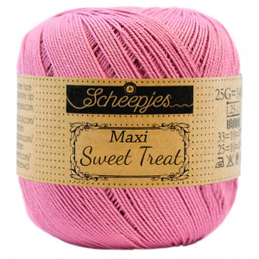 Scheepjes Maxi Sweet Treat Garn Unicolor 398 Colonial Ros