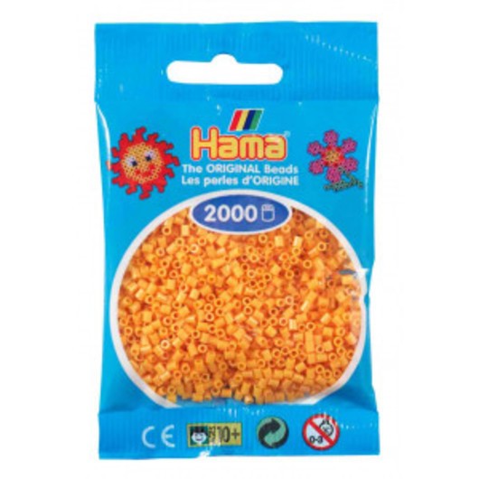Hama Mini Pärlor 501-60 Nallegul - 2000 st
