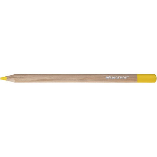 Edugreen Kraftiga färgpennor, blyerts 5 mm, gula, 10 st / 1 frp.