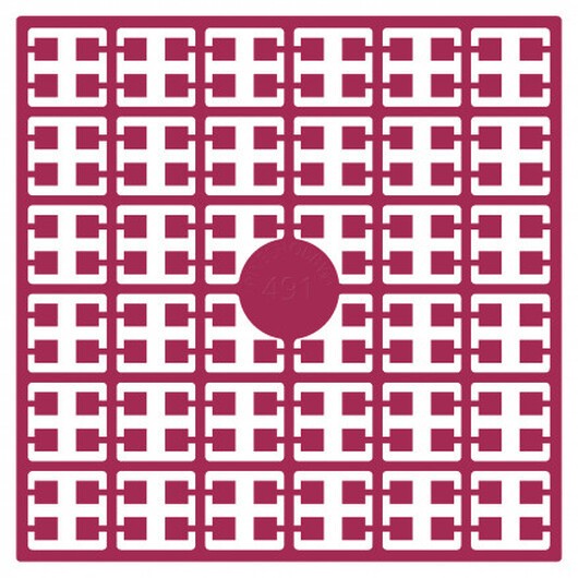 Pixelhobby Midi Pärlor 491 Mörk Cyklamen 2x2mm - 140 pixels