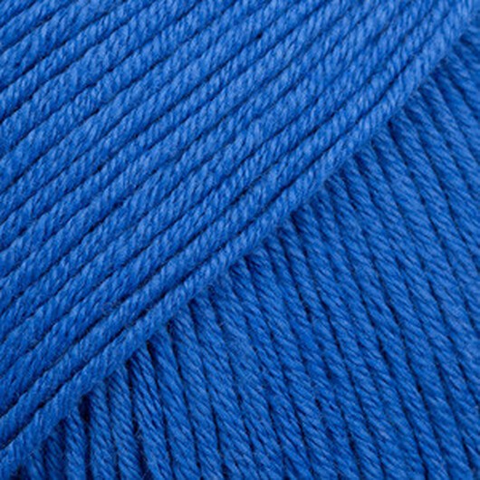 Drops Saffrans Garn Unicolor 73 Koboltblå