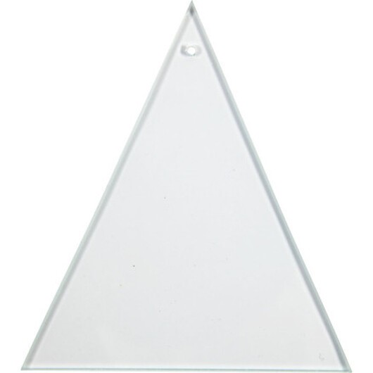 Glasplatta, stl. 8x9 cm, tjocklek 3 mm, 10 st./ 1 förp.