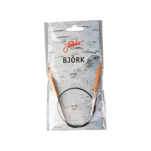 Järbo Björk Rundstickor Björk 40cm 6,00mm / 15.7in US10