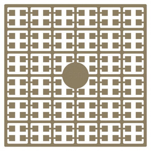 Pixelhobby Midi Pärlor 550 Medium Mocka Beige 2x2mm - 140 pixels