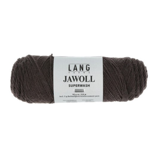 Lang Yarns Jawoll Garn 67 Mörk Brun