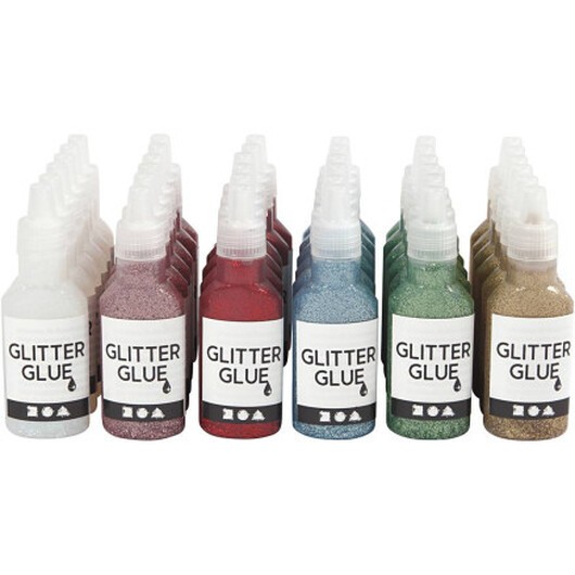 Glitterlim, 36x25ml/ 1 frp.