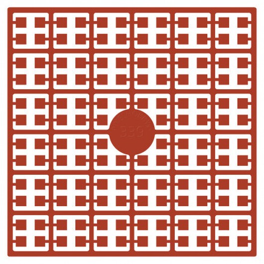 Pixelhobby Midi Pärlor 339 Mörk Ljus Orange 2x2mm - 140 pixels