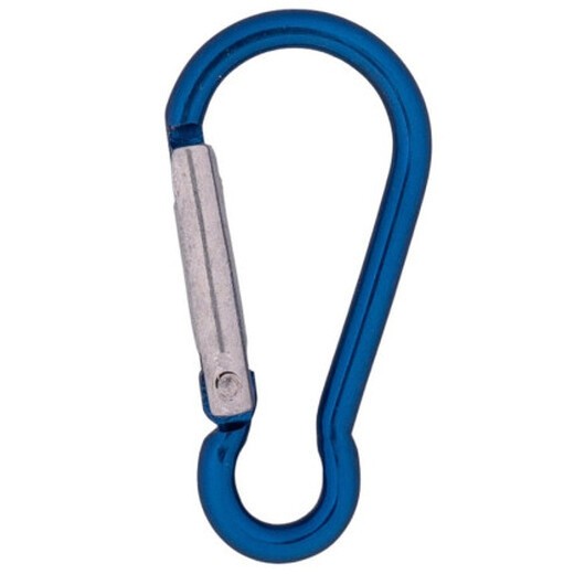 Infinity Hearts Karbinhake Aluminium Kungsblå 48x25mm - 5 st