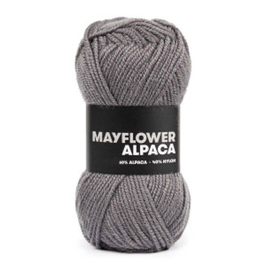 Mayflower Baby Alpaca Garn 30 Mörkgrå