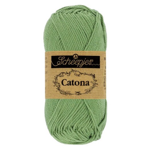 Scheepjes Catona Garn 212 Salvia Grön - 10g